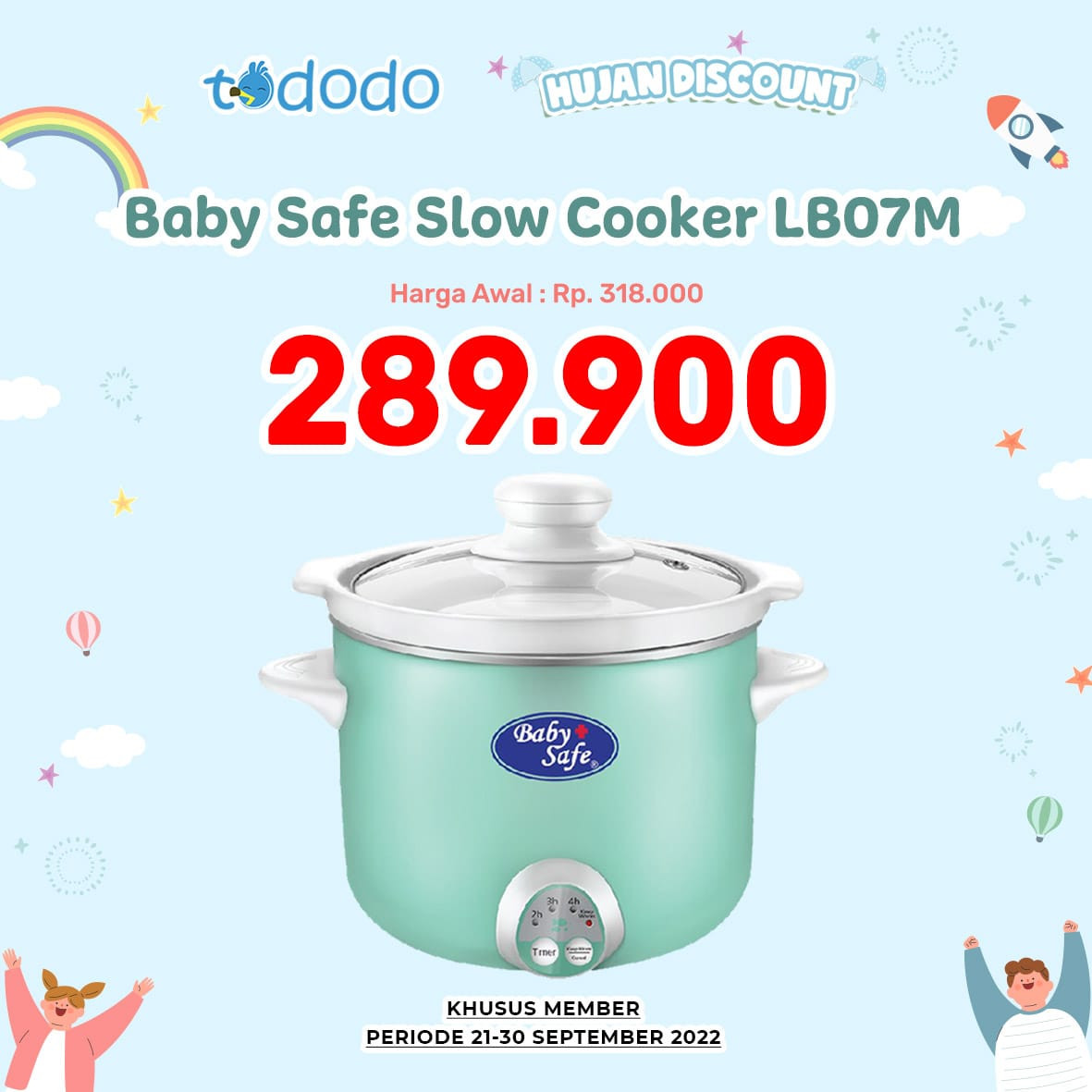 BABY SAFE SLOW COOKER LB07M